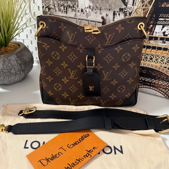 Louis Vuitton Monogram Odeon PM Noir messenger bag - Picture 1 of 16